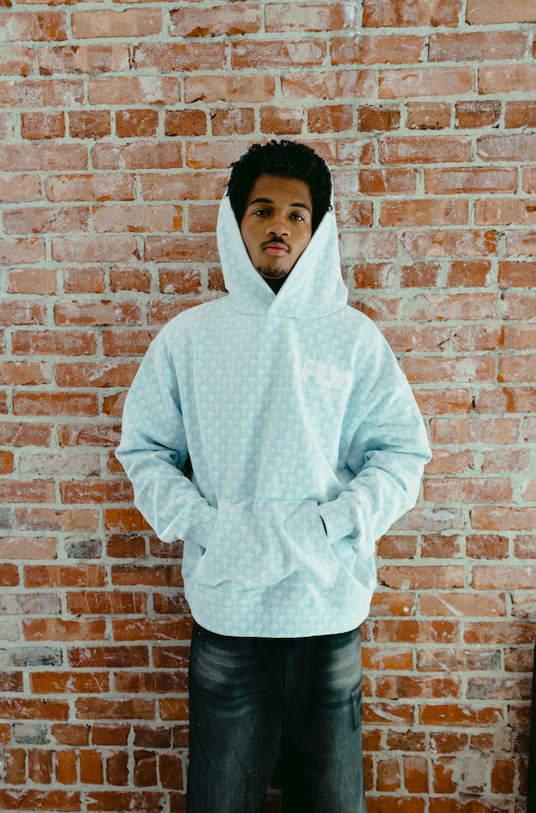 MINI PALM PATTERN HOODIE